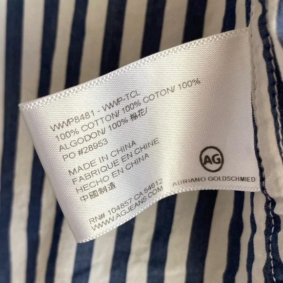 - AG Adriano Goldschmied S/S Easton Shirt Size:S - Picture 6 of 7